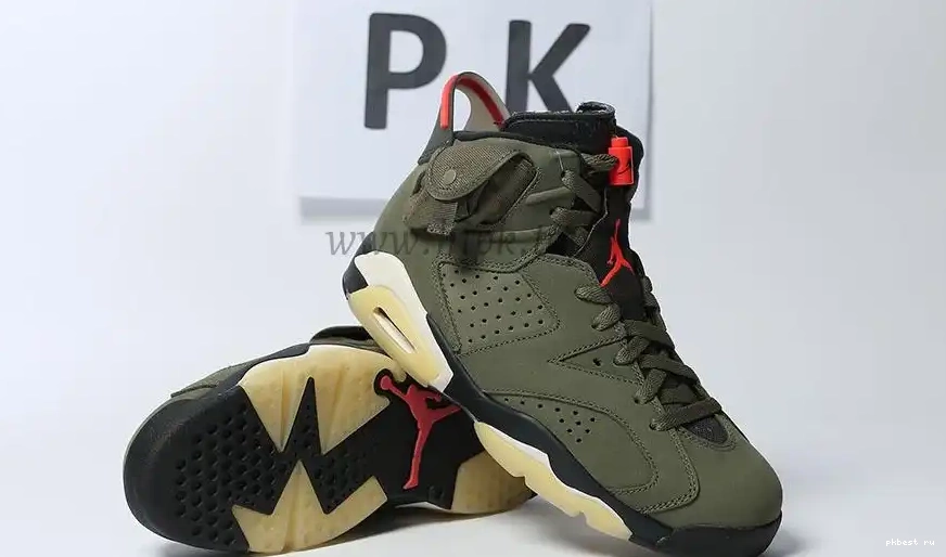 READY PK MATERIALS Scott Travis 6 Jordan GOD SHIP RETAIL TO Retro 0514